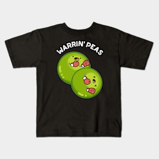 Warrin Peace Funny Pea Puns Kids T-Shirt